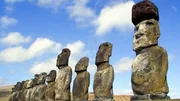 SWR SCHÄTZE DER WELT - ERBE DER MENSCHHEIT "Die Osterinsel, Chile - Geheimnisvolle Giganten": Die 13 Moai von Tongariki. SWR SCHÄTZE DER WELT - ERBE DER MENSCHHEIT "Die Osterinsel, Chile - Geheimnisvolle Giganten": Die 13 Moai von Tongariki.