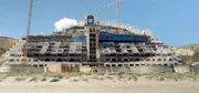 Bauruine des Hotels "El Algarrobíco" im Nationalpark Cabo de Gata. Bauruine des Hotels "El Algarrobíco" im Nationalpark Cabo de Gata.
