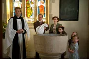 L-R: Sidney Chambers (James Norton), Geordie Keating (Robson Green), Cathy Keating (Kacey Ainsworth) L-R: Sidney Chambers (James Norton), Geordie Keating (Robson Green), Cathy Keating (Kacey Ainsworth)