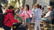 Gro&szlig;es Hallo auf der Schlagerreise. Vor den 1.400 G&auml;sten liegt eine Woche Party und Schlager nonstop.