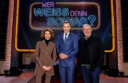 v.li.: Adele Neuhauser, Kai Pflaume, Harald Krassnitzer.