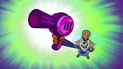 Nur einer befindet sich noch im Freibad: Fizz und sein Gehilfe Weazel. Mit Fizz "Fizzofrill-Haarstyler" möchte er die Unterwasser-Frisurenmode von Grund auf verändern. Nur einer befindet sich noch im Freibad: Fizz und sein Gehilfe Weazel. Mit Fizz "Fizzofrill-Haarstyler" möchte er die Unterwasser-Frisurenmode von Grund auf verändern.