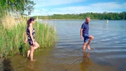 Erfrischung im See. Erfrischung im See.