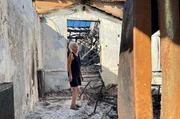 Das Feuer zerst&ouml;rte Kaitis Haus und ihre Erinnerungen.