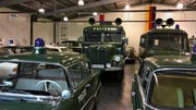 Blick in das 1. Deutsche Polizeioldtimer-Museum Marburg.