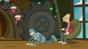 v.li.: Bender, Professor Farnsworth v.li.: Bender, Professor Farnsworth