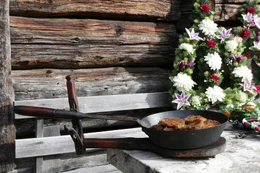 Detailaufnahme des Gerichts Kasnocken