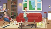 Von links: Ludwig Auster, Paul Jakobs und Barbie Schmidt betrinken sich in Pauls Wohnung. Von links: Ludwig Auster, Paul Jakobs und Barbie Schmidt betrinken sich in Pauls Wohnung.