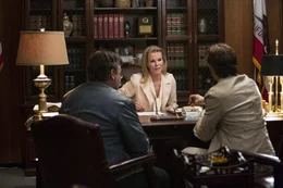 (v.l.n.r.) Jackson Healy (Russell Crowe); Judith Kuttner (Kim Basinger); Holland March (Ryan Gosling)