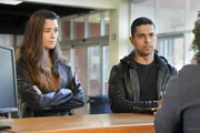 Ziva David (Cote de Pablo, l.); Nick Torres (Wilmer Valderrama, r.)