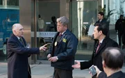 (v.l.n.r.) Nils Hagen (Peter McRobbie); Paul Krendler (Michael Cudlitz); Joe Hudlin (Raoul Bhaneja)