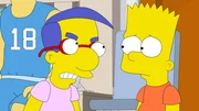 Als Milhouse (l.) erfährt, was Bart (r.) ihm angetan hat, ist er außer sich vor Wut ... Als Milhouse (l.) erfährt, was Bart (r.) ihm angetan hat, ist er außer sich vor Wut ...