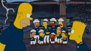 Homer (l.) kann einfach nicht verstehen, dass Bart (r.) die Therapie auf dem Schiff gefällt ... Homer (l.) kann einfach nicht verstehen, dass Bart (r.) die Therapie auf dem Schiff gefällt ...