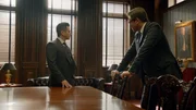 Benny Col&oacute;n (Freddy Rodr&iacute;guez, l.); Dr. Jason Bull (Michael Weatherly, r.)