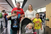 (v.l.n.r.) Elias; Christopher; Marie-Sophie; Nicole; Fabio
