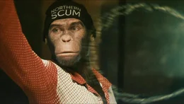 Jonno Davies as &igrave;Robbie Williams" in Better Man from Paramount Pictures.