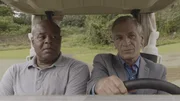 Lou Grover (Chi McBride, l.); Zev Shaham (Alon Aboutboul, r.)