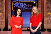 Treten bei "Wer wei&szlig; denn sowas?" als Kandidatinnen gegeneinander an: Die Dermatologin und Fernseh&auml;rztin Dr. Yael Adler (l.) und die Journalistin, Moderatorin, Autorin und Fernseh&auml;rztin Dr. Julia Fischer (r.).