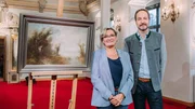 Eine Seenlandschaft von Oskar Mulley, geerbt von der Mama.