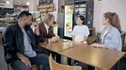 Ben Handke (l.); Ingo Len&szlig;en (2.v.l.); Sarah Gr&uuml;ner (r.)