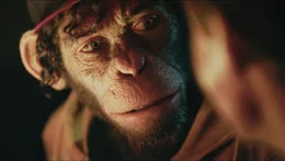 Jonno Davies as &igrave;Robbie Williams" in Better Man from Paramount Pictures.
