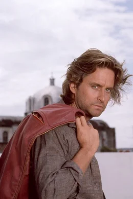 Jack Colton (Michael Douglas)    +++ Die Verwendung des sendungsbezogenen Materials ist nur mit dem Hinweis und Verlinkung auf RTL+ gestattet. +++