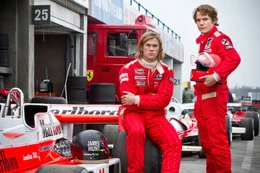 James Hunt (Chris Hemsworth), Niki Lauda (Daniel Br&uuml;hl).