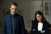 Reid Scott as Detective Vincent Riley, Maura Tierney as Lieutenant Jessica Brady -- (Photo by: Virginia Sherwood/NBC) Reid Scott as Detective Vincent Riley, Maura Tierney as Lieutenant Jessica Brady -- (Photo by: Virginia Sherwood/NBC)