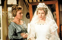 (v.li.): Magda Schneider (Frau Tsch&ouml;ll), Johanna Matz (Hannerl).