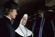 L-R:  Max Donigan (Chuck Norris), Patricia Goodwin (Melody Anderson), Leo Porter (Louis Gossett Jr.)