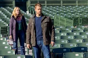 CHICAGO MED -- "Our So Called Lives" Episode 1111 -- Pictured: (l-r) Hope Lauren as Lynne Murphy, Luke Mitchell as Dr. Mitch Ripley.
