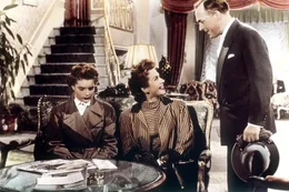 Romy Schneider (Evchen Forster, li.), Hertha Feiler (Ellen), Paul Klinger (Peter Schroeder).