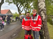 Das deutsche Rote Kreuz kümmert sich um die medizinische Versorgung der Besucher. Das deutsche Rote Kreuz kümmert sich um die medizinische Versorgung der Besucher.