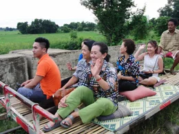 Der Bambuszug von Battambang - Transportmittel und Nervenkitzel
