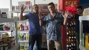 Jesse Porter (Coby Bell, l.) und Sam Axe (Bruce Campbell)