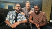 v.li.: Sven Ivanic, Stefan Büsser und Charles Nguela v.li.: Sven Ivanic, Stefan Büsser und Charles Nguela
