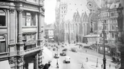 Verkehr am Stephansplatz. Verkehr am Stephansplatz.