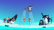Sharko spielt den Bademeister und wird dabei von seinem kleinen Fan angehimmelt.  +++
