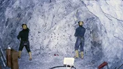 Arbeit im Bergwerk von Lassing vor dem Grubengl&uuml;ck.