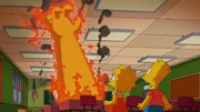 Wohin bringt die feurige Hand Bart (r.) und Lisa (l.)? Wohin bringt die feurige Hand Bart (r.) und Lisa (l.)?