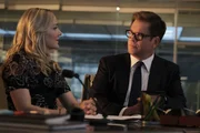 Marissa Morgan (Geneva Carr, l.); Dr. Jason Bull (Michael Weatherly, r.) Marissa Morgan (Geneva Carr, l.); Dr. Jason Bull (Michael Weatherly, r.)