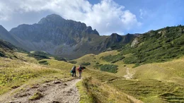 Aufstieg auf den Reichenstein.