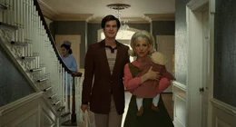 Andrew Garfield als Jim Bakker und Jessica Chastain als Tammy Faye Bakker