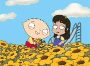 Stewie Griffin (l.);  Janet (r.)