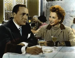 4. Bei einem Glas Wein entdecken Ellen (Hertha Feiler) und Peter Schr&ouml;der (Paul Klinger), dass sie ganz &auml;hnliche Probleme haben, denn ihre Geliebten drohen fremd zu gehen.