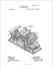 Druckpresse von William Bullock