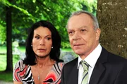Werner (Dirk Galuba, r.) versucht, bei Doris (Simone Ritscher, l.) wieder gute Stimmung zu machen.