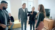 Ben Handke (l.); Ingo Len&szlig;en (3.v.l.); Sarah Gr&uuml;ner (r.)