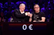 Ein starkes Team: Rateteam-Kapitän Elton (r.) mit Schauspieler Claude-Oliver Rudolph (l.). Ein starkes Team: Rateteam-Kapitän Elton (r.) mit Schauspieler Claude-Oliver Rudolph (l.).