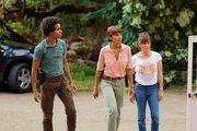 Aur&eacute;lien (Julien B&eacute;ramis, l.), Ga&euml;lle (B&eacute;atrice de la Boulaye, r.) und M&eacute;lissa (Sonia Rolland) verfolgen Hinweise, die zur Spur des T&auml;ters f&uuml;hren k&ouml;nnten.